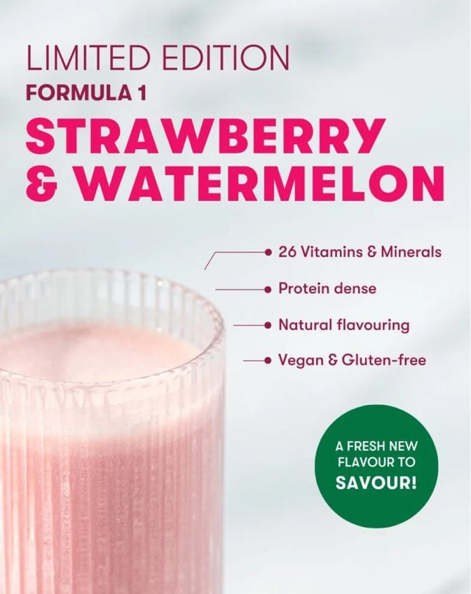 FORMULA 1 SHAKE - LIMITED EDITION STRAWBERRY & WATERMELON